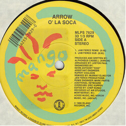 Arrow (2) O' La Soca USED VINYL 12INCH 33 S RPM STEREO