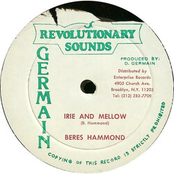 Beres Hammond Irie And Mellow USED VINYL 12INCH 45 RPM
