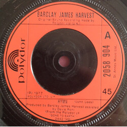 Barclay James Harvest Hymn / Our Kid's Kid USED VINYL 7INCH 45 RPM SINGLE