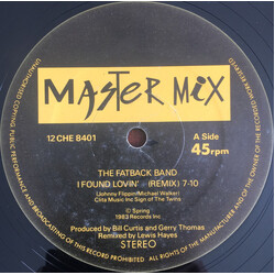 The Fatback Band I Found Lovin' USED VINYL 12INCH 45 RPM STEREO