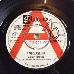 Chuck Jackson I Keep Forgettin' USED VINYL 7INCH 45 RPM PROMO