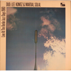 Lee Konitz / Martial Solal Duo: Lee Konitz & Martial Solal (Live At The Berlin Jazz Days 1980) Vinyl LP USED