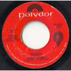 James Brown Regrets USED VINYL 7INCH 45 RPM SINGLE