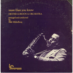 Dexter Gordon & Orchestra More Than You Know Vinyl LP USED