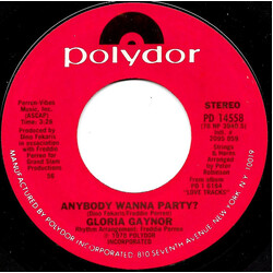 Gloria Gaynor Anybody Wanna Party? USED VINYL 7INCH 45 RPM SINGLE STYRENE