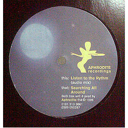 Aphrodite Searching All Around / Listen To The Rhythm USED VINYL 12INCH 33 S RPM