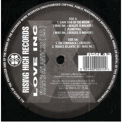 Love Inc. Trance Atlantic XS (E.P.) USED VINYL 12INCH EP COMPILATION 33 S RPM
