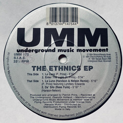 The Ethics The Ethnics EP USED VINYL 12INCH 33 S RPM EP