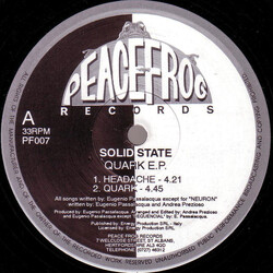 Solid State (5) Quark EP USED VINYL 12INCH 33 S RPM EP