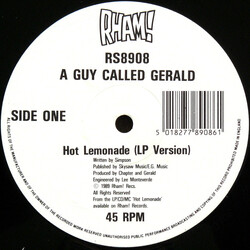 A Guy Called Gerald Hot Lemonade USED VINYL 12INCH 45 RPM