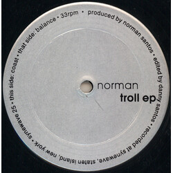 Norman Troll EP USED VINYL 12INCH 33 S RPM EP