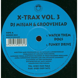 DJ Misjah & DJ Groovehead X-Trax Vol. 3 USED VINYL 12INCH