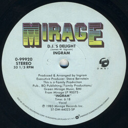 Ingram D.J.'s Delight / Smoothin Groovin USED VINYL 12INCH 33 S RPM STEREO