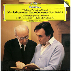 Wolfgang Amadeus Mozart / London Symphony Orchestra / Rudolf Serkin / Claudio Abbado Klavierkonzerte · Piano Concertos Nos. 21 & 23 Vinyl LP USED