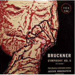 Anton Bruckner / Vienna Pro Musica Orchestra / Jascha Horenstein Symphony No. 9 (Original Version) Vinyl LP USED