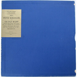 Fritz Kreisler / Franz Rupp / Ludwig van Beethoven Sonata For Violin And Piano No. 5 In F Major, Op. 24 ("Spring") / Sonata For Violin And Piano No. 6