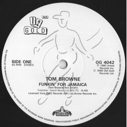 Tom Browne Funkin' For Jamaica / Rockin' Radio USED VINYL 12INCH 45 RPM REISSUE