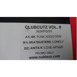 Various Clubcutz Volume 8 USED VINYL 12INCH PROMO WHITE LABEL