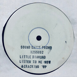 Little Diamond Listen To Me Now / Cracking Up USED VINYL 12INCH PROMO WHITE LABEL