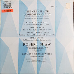 Various The Cleveland Composers' Guild Presents Vol. 1 Vinyl LP USED