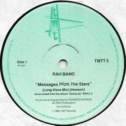 RAH Band Messages From The Stars USED VINYL 12INCH 45 RPM