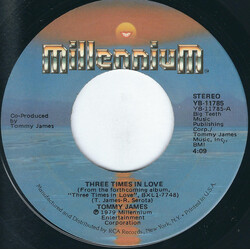 Tommy James Three Times In Love USED VINYL 7INCH 45 RPM SINGLE