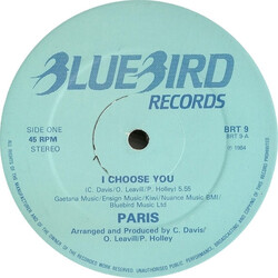 Paris (6) I Choose You / Punkin' Funkin' USED VINYL 12INCH 45 RPM