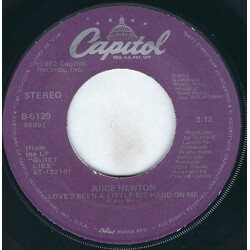 Juice Newton Love's Been A Little Bit Hard On Me USED VINYL 7INCH 45 RPM SINGLE STEREO