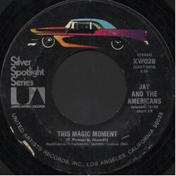Jay & The Americans This Magic Moment / Walking In The Rain USED VINYL 7INCH 45 RPM SINGLE REISSUE