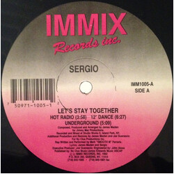 Sergio (3) Let's Stay Together Vinyl 12" USED