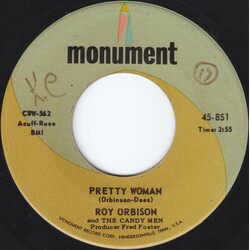 Roy Orbison & The Candy Men Pretty Woman / Yo Te Amo Maria USED VINYL 7INCH 45 RPM SINGLE