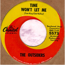 The Outsiders (4) Time Won't Let Me / Was It Really Real USED VINYL 7INCH 45 RPM SINGLE