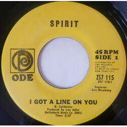 Spirit (8) I Got A Line On You Vinyl 7" USED