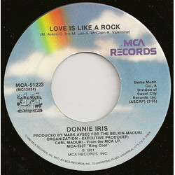 Donnie Iris Love Is Like A Rock USED VINYL 7INCH 45 RPM SINGLE