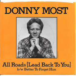Donny Most All Roads (Lead Back To You) USED VINYL 7INCH 45 RPM SINGLE