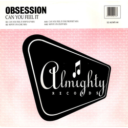 Obsession Can You Feel It Vinyl 12" USED
