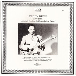 Teddy Bunn (1930-1939) Complete Sessions In Chronological Order Vinyl LP USED