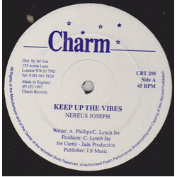 Nerious Joseph Keep Up The Vibes USED VINYL 12INCH