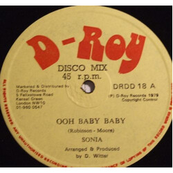 Sonia (18) Ooh Baby Baby USED VINYL 12INCH 45 RPM