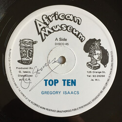 Gregory Isaacs Top Ten USED VINYL 12INCH 45 RPM