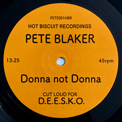 Pete Blaker Donna Not Donna Vinyl 12" USED