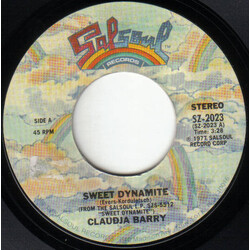 Claudja Barry Sweet Dynamite USED VINYL 7INCH 45 RPM SINGLE STYRENE STEREO