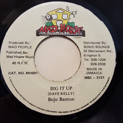 Buju Banton Big It Up USED VINYL 7INCH 45 RPM SINGLE