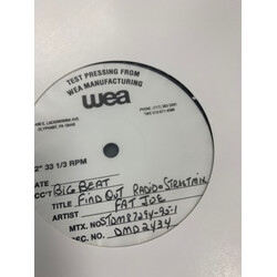 Fat Joe Find Out USED VINYL 12INCH 33 S RPM TEST PRESSING