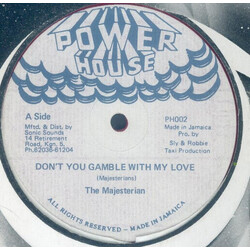 The Majesterians Don't You Gamble With My Love USED VINYL 12INCH 45 RPM