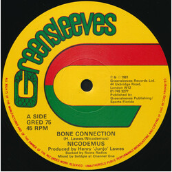 Nicodemus / Leroy Smart Bone Connection / All Of My Love USED VINYL 12INCH 45 RPM