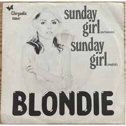 Blondie Sunday Girl (En Francais) / Sunday Girl (English) USED VINYL 7INCH 45 RPM SINGLE