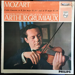 Wolfgang Amadeus Mozart / Arthur Grumiaux / London Symphony Orchestra / Sir Colin Davis Violin Concertos In B Flat Major K. 207 And D Major K. 218 Vin