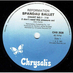 Spandau Ballet Chant No. 1 (I Don't Need This Pressure On) USED VINYL 7INCH 45 RPM SINGLE