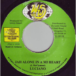 Luciano (2) Jah Alone In A Mi Heart USED VINYL 7INCH 45 RPM